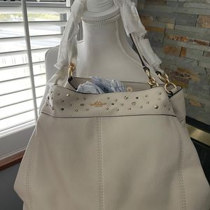 NIB Beautiful Bone Color Lexy Chain Shoulder Bag